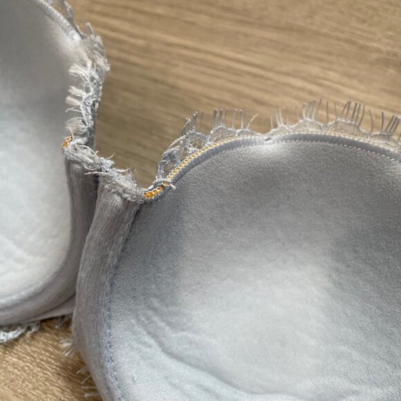 Victoria's Secret Women's Blue Lace Bra Size 32D/D70 - Picture 6 of 11